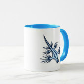 Mug Dragon bleu Nudibranch (Devant droit)
