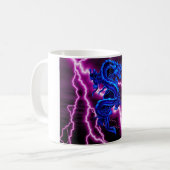 Mug dragon bleu/pourpre (Devant gauche)