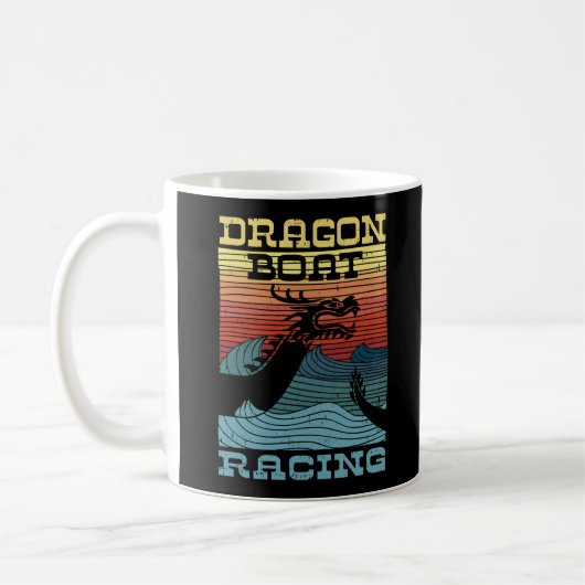 Mug Dragon Boat Racing Retro Look (Gauche)