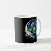 Mug Dragon Bookworm, Moonlight Reading Tee (Devant droit)