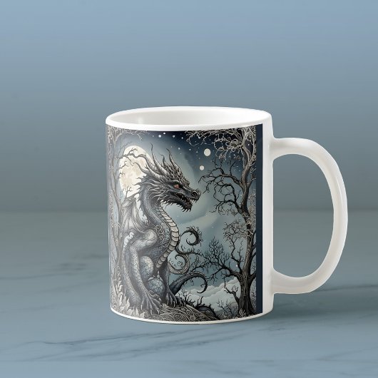 Mug Dragon by Moonlight