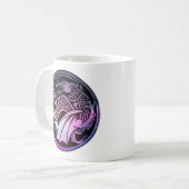 Mug Dragon Celtique Rond (Devant gauche)