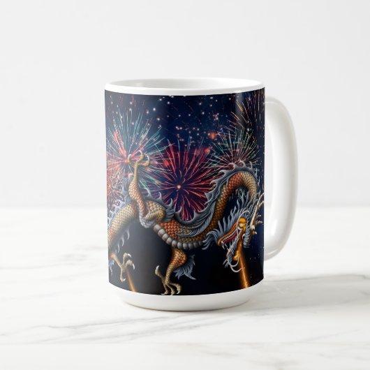 Mug Dragon Chinois (Devant droit)