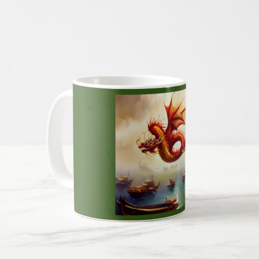 Mug Dragon chinois (9) (Devant gauche)