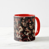 Mug Dragon chinois d'argent (Devant droit)