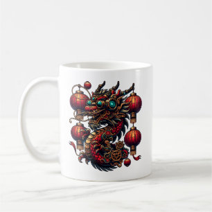 Mug Dragon chinois de Nouvel An Steampunk