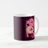 Mug Dragon chinois rose (Devant droit)