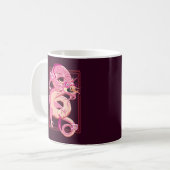Mug Dragon chinois rose (Devant gauche)