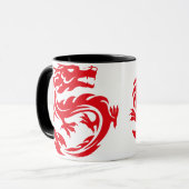 Mug Dragon chinois rouge (Devant gauche)