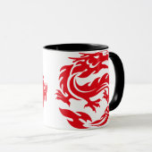 Mug Dragon chinois rouge (Devant droit)