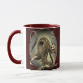 Mug Dragon chinois vintage (Gauche)