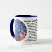Mug Dragon cosmique azurite (Devant gauche)
