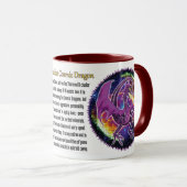 Mug Dragon cosmique de Tourmaline (Devant droit)