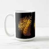 Mug Dragon de Feu Doré (Gauche)