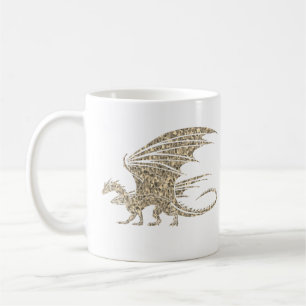 Mug Dragon de mosaïque Extraordinaire Golden