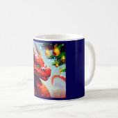 Mug Dragon de Noël 2 (Devant droit)