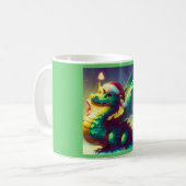 Mug Dragon de Noël 3 (Devant gauche)