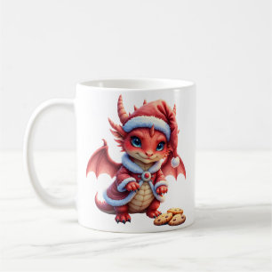 Mug dragon de Noël, trop mignon pour être arrêté,