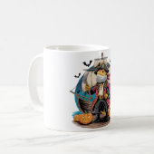 Mug Dragon de pirates Halloween Art de reptiles (Devant gauche)