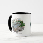 Mug Dragon d'eau oriental méfiant Lézard (Devant gauche)