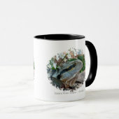 Mug Dragon d'eau oriental méfiant Lézard (Devant droit)