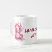 Mug Dragon diable rose mignon (Devant gauche)