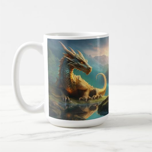 Mug Dragon d'or (Gauche)