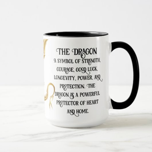 Mug Dragon d'or (Droite)