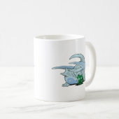 Mug Dragon du blanc D20 (Devant droit)