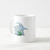 Mug Dragon du blanc D20 (Devant gauche)