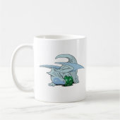 Mug Dragon du blanc D20 (Gauche)