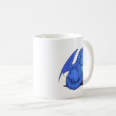 Mug Dragon du bleu D20 (Devant droit)