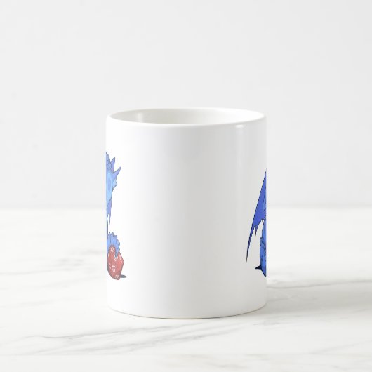 Mug Dragon du bleu D20 (Centre)
