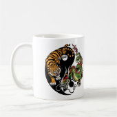 Mug dragon et tigre yin yang (Gauche)