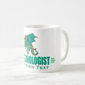 Mug Dragon Fantastique Vert (Devant droit)