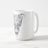 Mug Dragon feuille (Devant droit)