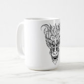 Mug Dragon feuille (Devant gauche)