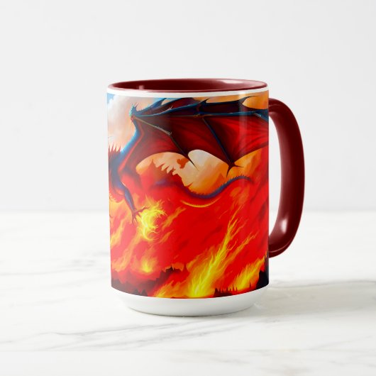 Mug Dragon fire (Devant droit)