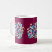 Mug dragon floral (Devant gauche)
