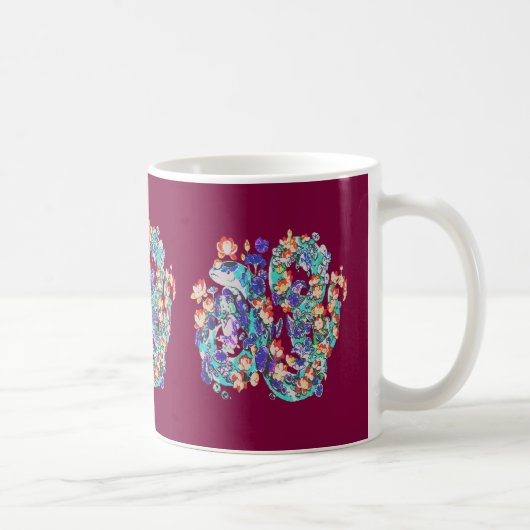 Mug dragon floral (Droite)