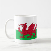 Mug Dragon gallois ~ Drapeau du Pays de Galles (Gauche)