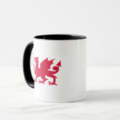 Mug Dragon gallois rouge (Devant gauche)