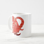 Mug Dragon Heart Valentine (Devant gauche)