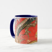 Mug Dragon, Hokusai Art japonais (Devant gauche)