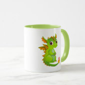 Mug Dragon Imaginaire mignon (Devant droit)