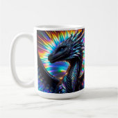 Mug Dragon Iridescendant avec un Arrière - plan dynami (Gauche)