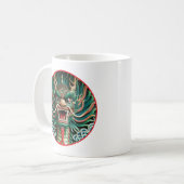 Mug Dragon japonais et traditions shinto-bouddhistes (Devant gauche)