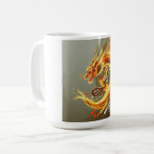 Mug Dragon Jaune Doré (Devant gauche)