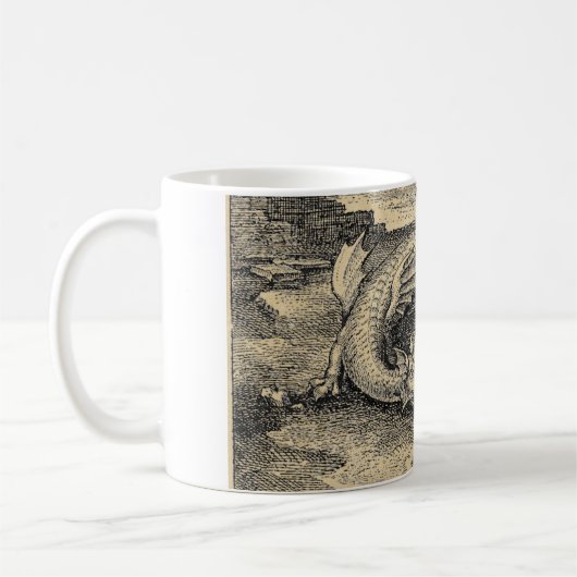 Mug Dragon médiéval Ouroboros (Gauche)