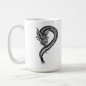 Mug Dragon noir et blanc (Gauche)